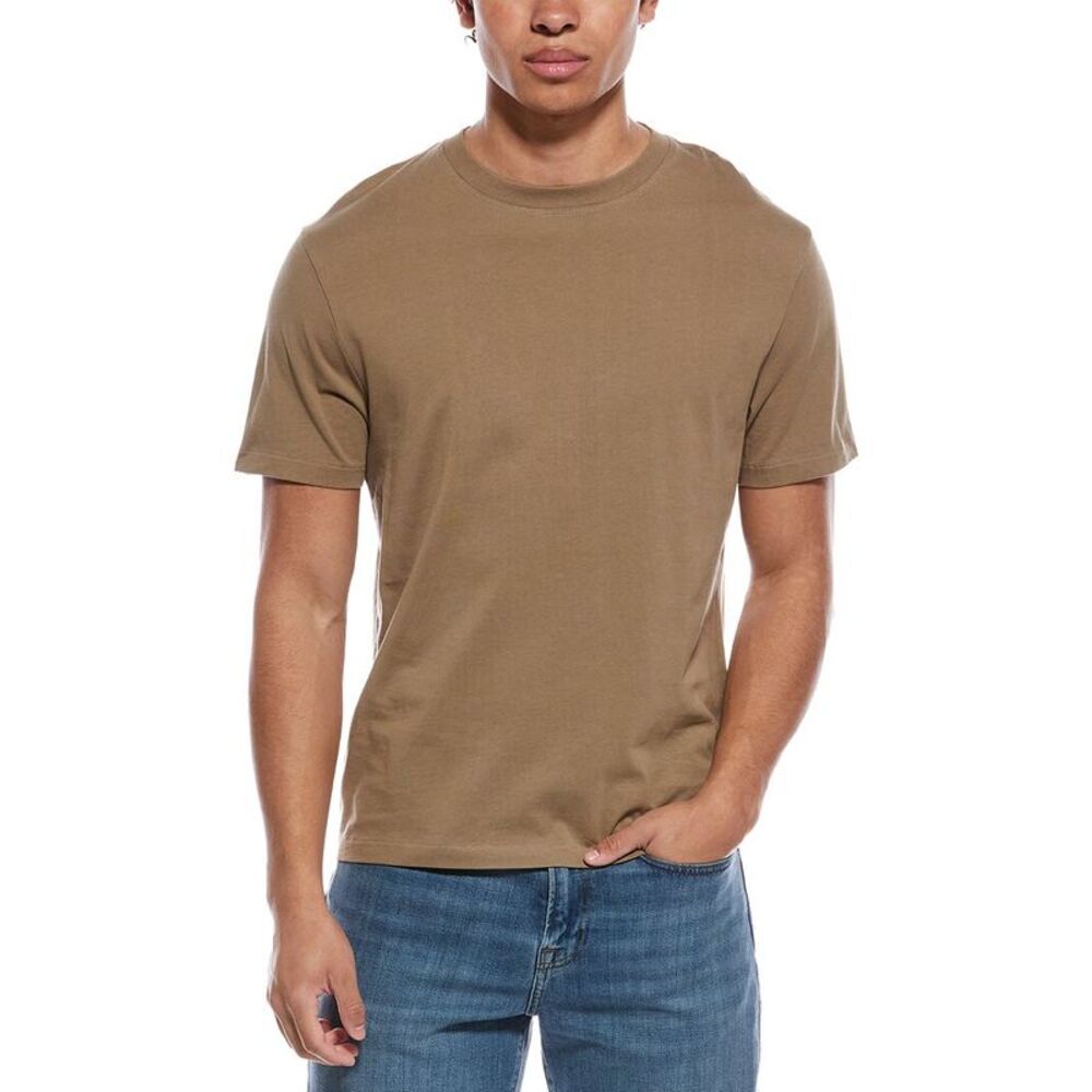 Frame Denim Mens Frame Logo T-Shirt, Brown